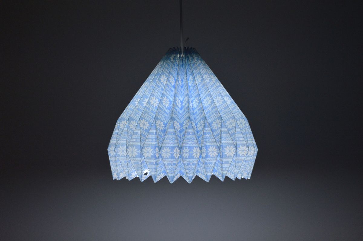 Lampenschirm - Paper Lamp “Snowflake” - on