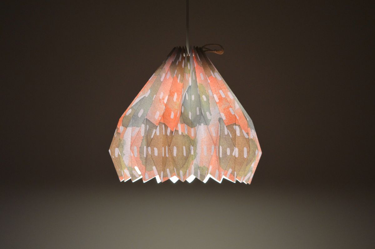 Lampenschirm - Paper Lamp "Gouache" - on