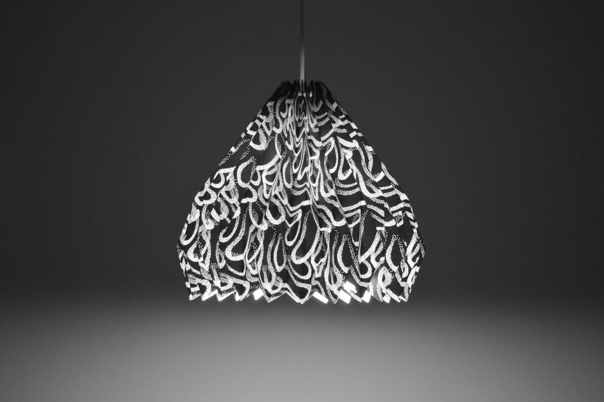 Lampenschirm - Paper Lamp "Void" - on
