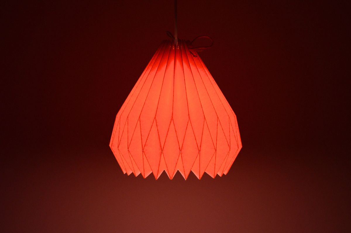 Lampenschirm - Paper Lamp "Candy Pink" - on