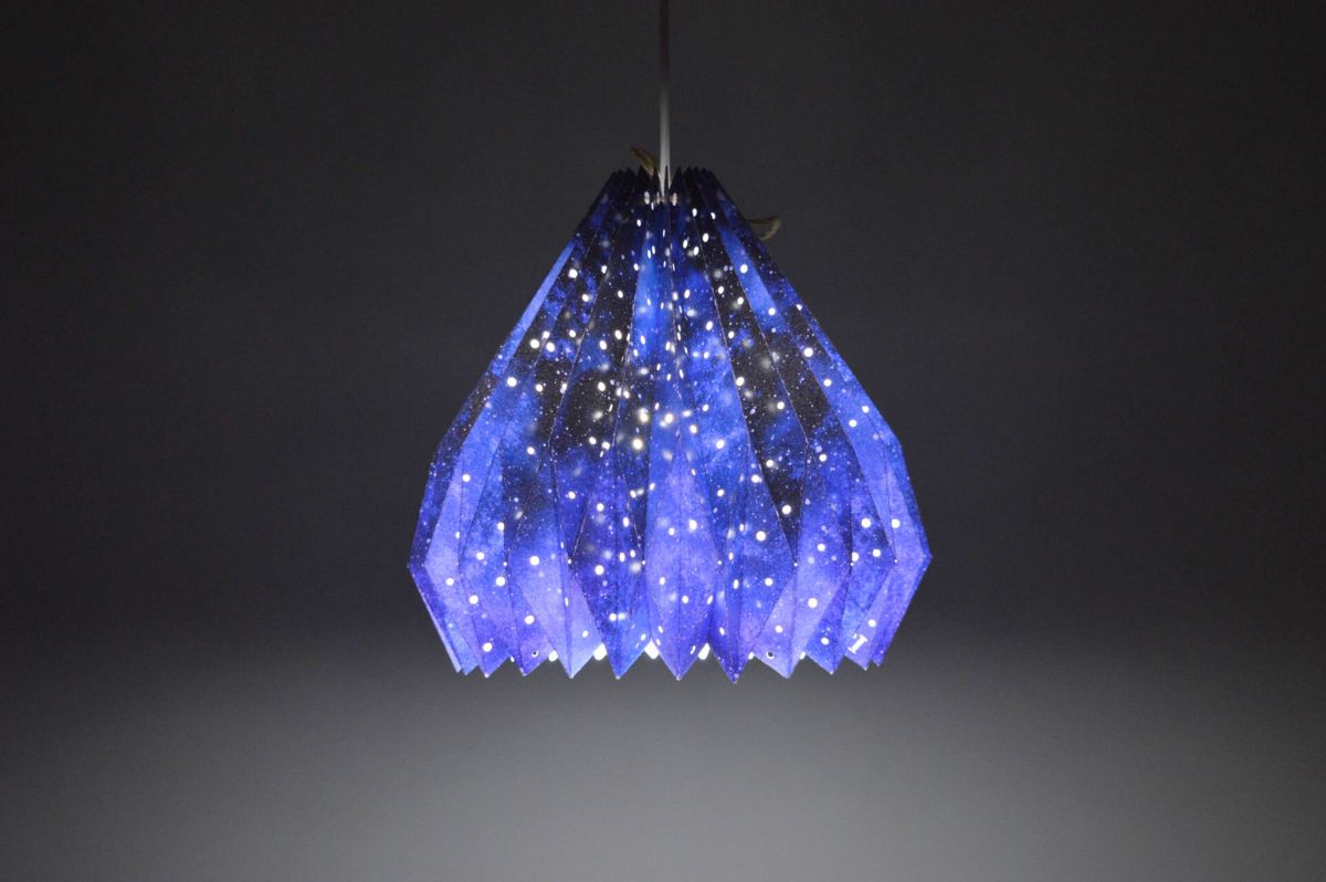 Lampenschirm - Paper Lamp "Galaxy" - on