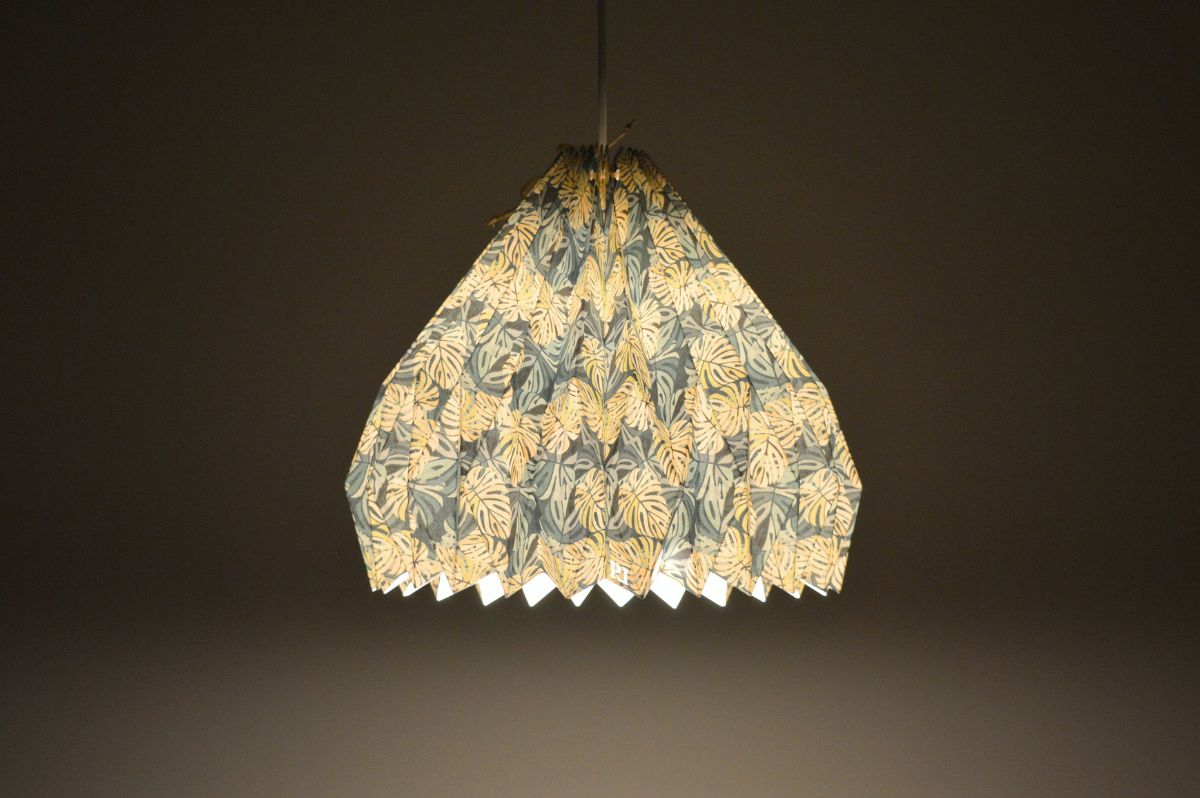 Lampenschirm - Paper Lamp "Philodendron" - on