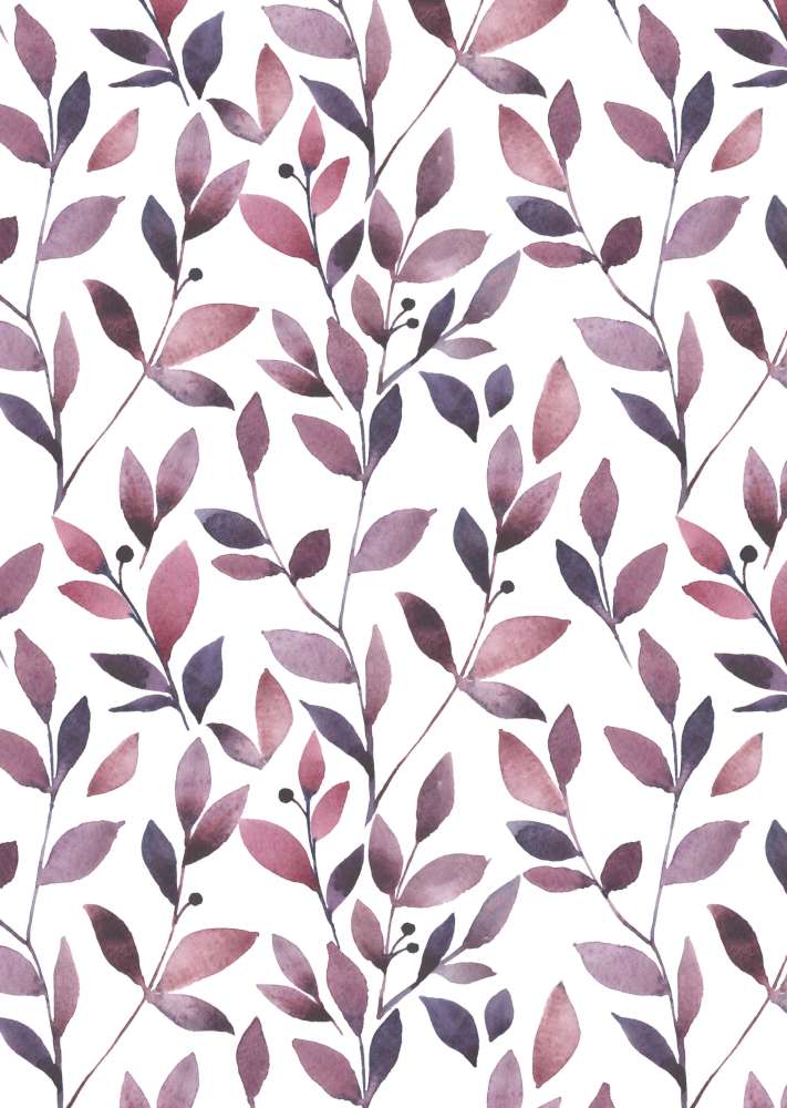 Paper Lamp - Lampenschirm "Lila Blätter" - print