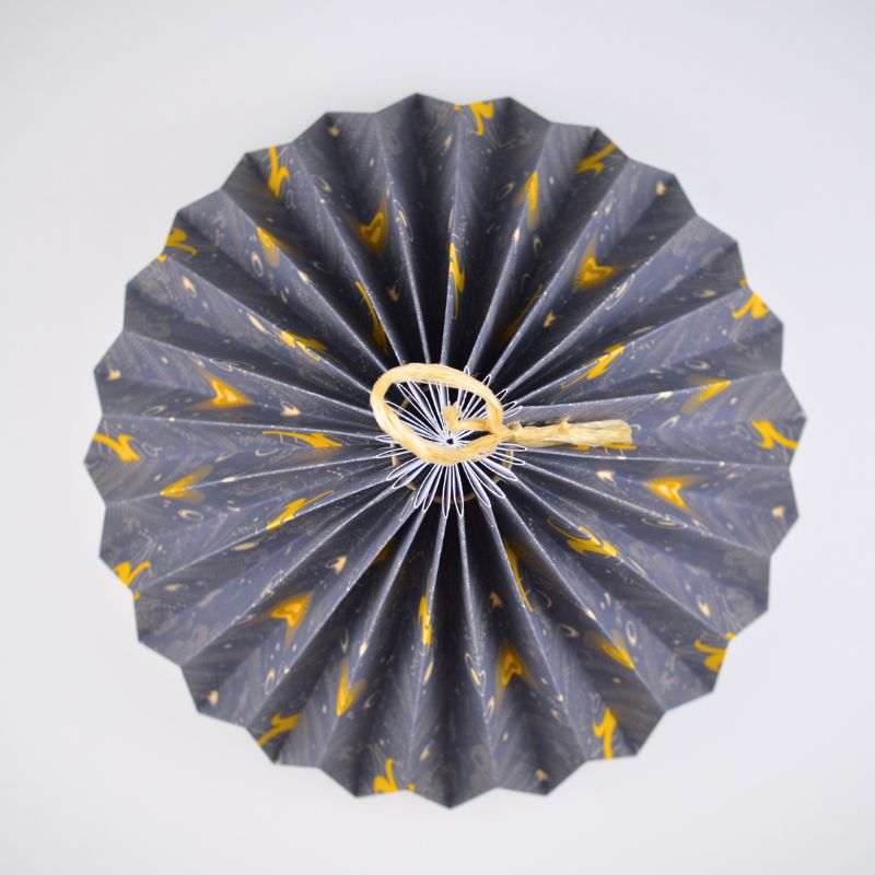 Lampenschirm - Paper Lamp "Antique Night Sky" (Easy Installation) - Top