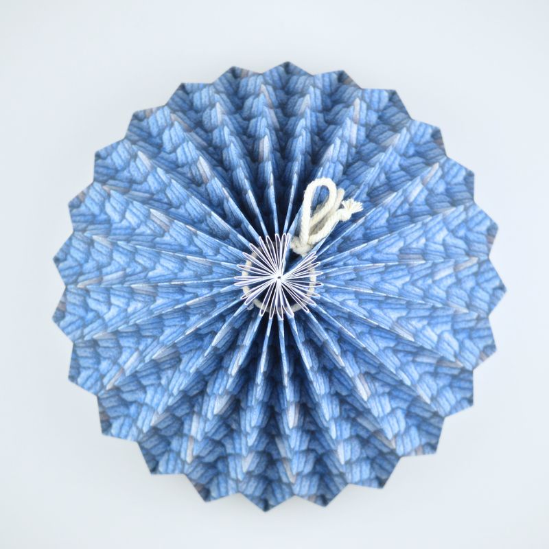 Lampenschirm - Paper Lamp “Dragon Scales” (Easy Installation) - Top