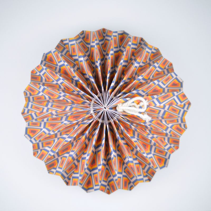 Lampenschirm - Paper Lamp “Retro Diamond” (Easy Installation) - Top