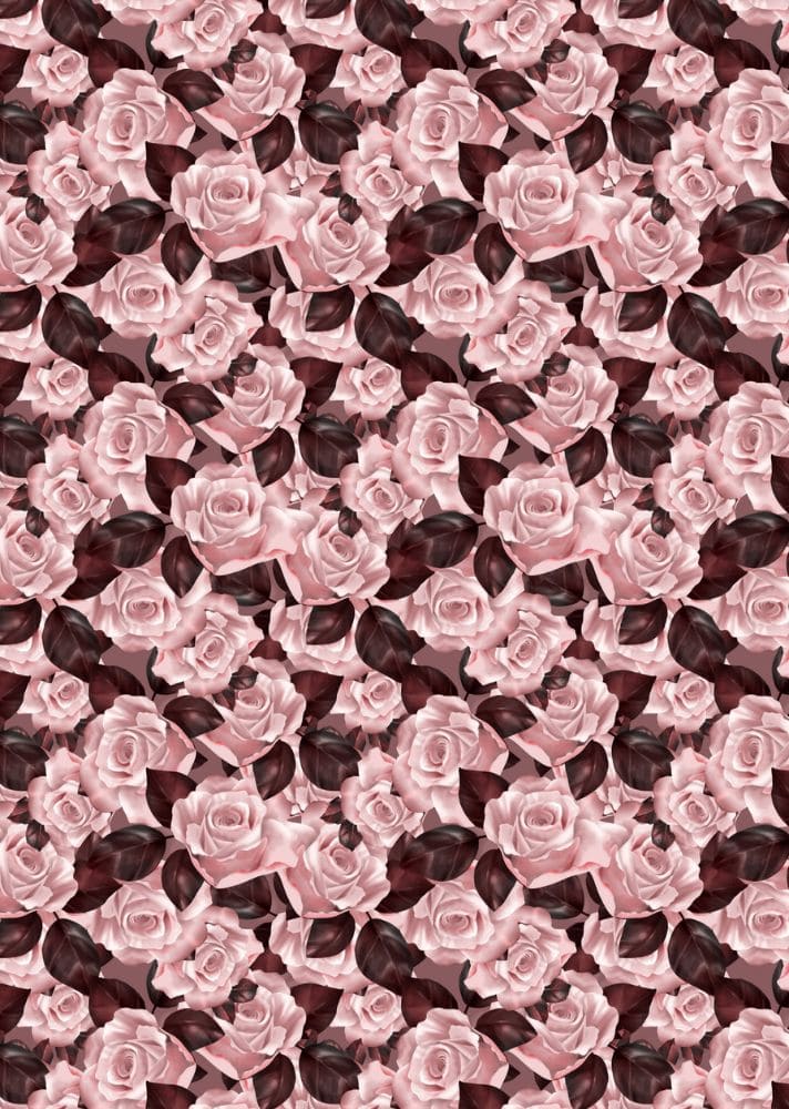 Lampenschirm - Paper Lamp "Rose" (Easy Installation) - Print