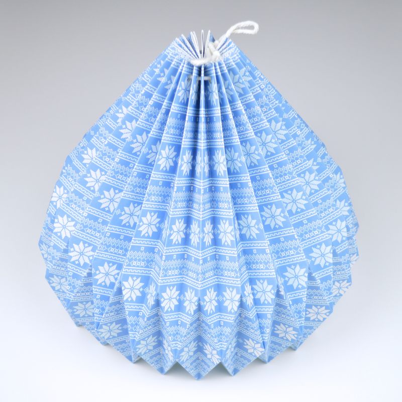 Lampenschirm - Paper Lamp “Snowflake” (Easy Installation) - Side