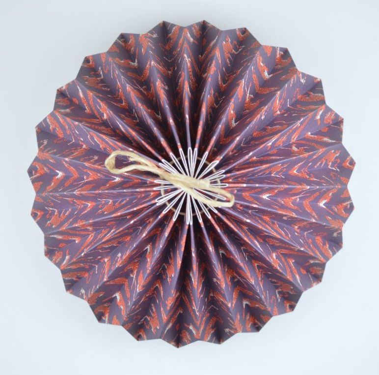 Lampenschirm - Paper Lamp "Tiger" (Easy Installation) - Top