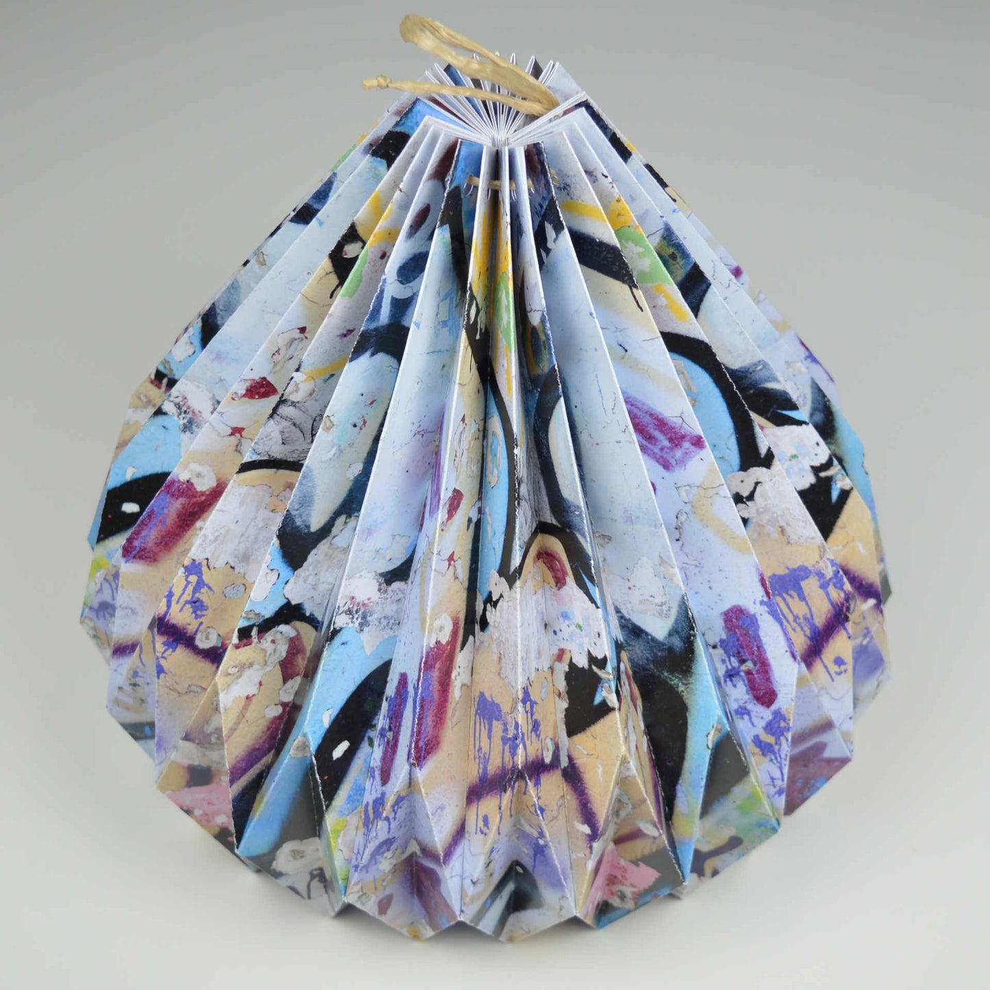 Lampenschirm - Paper Lamp "Graffiti" (Easy Installation) - Side
