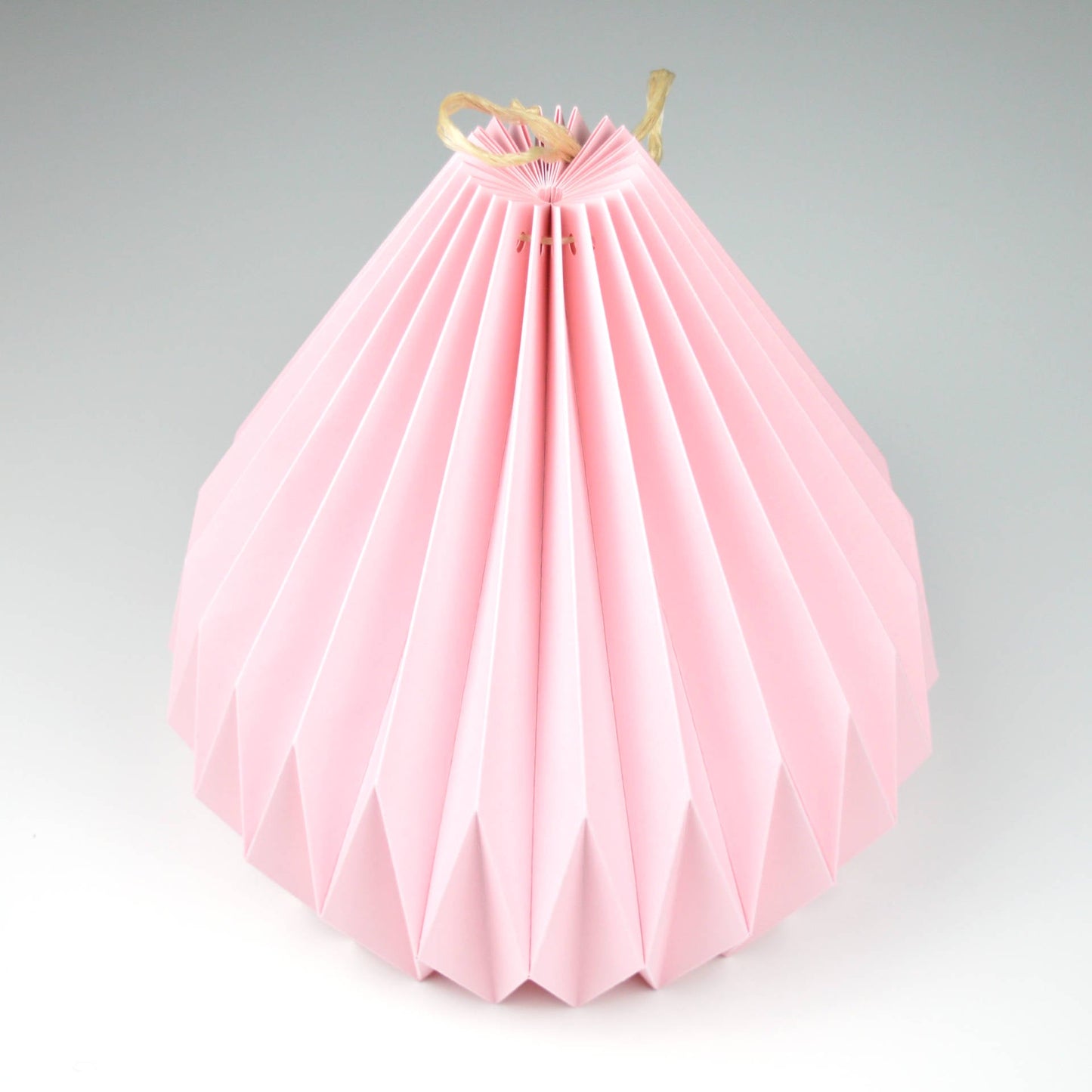 Lampenschirm - Paper Lamp "Candy Pink" (Easy Installation) - Side