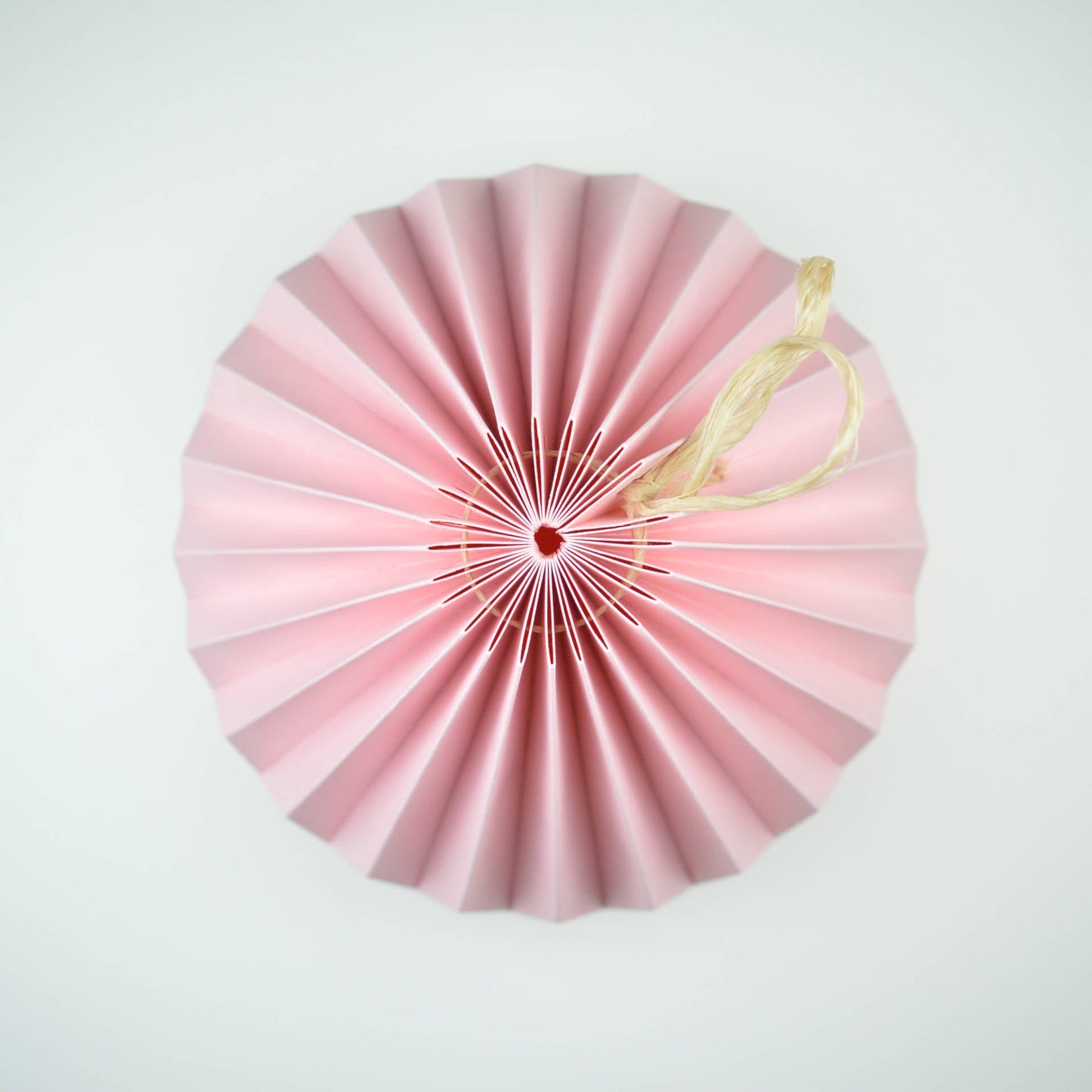 Lampenschirm - Paper Lamp "Candy Pink" (Easy Installation) - Top