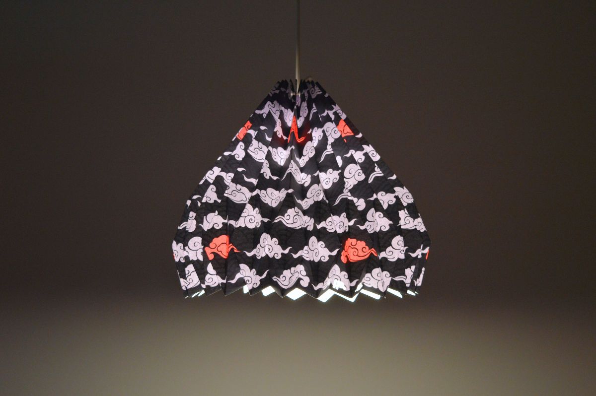 Lampenschirm - Paper Lamp "Wolken" - on