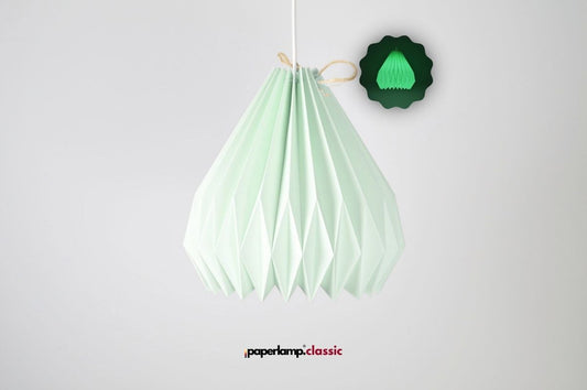 Lampenschirm - Paper Lamp “Pistachio”