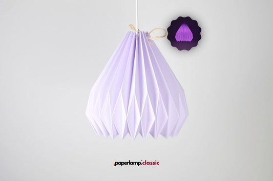 Lampenschirm - Paper Lamp “Lavender”